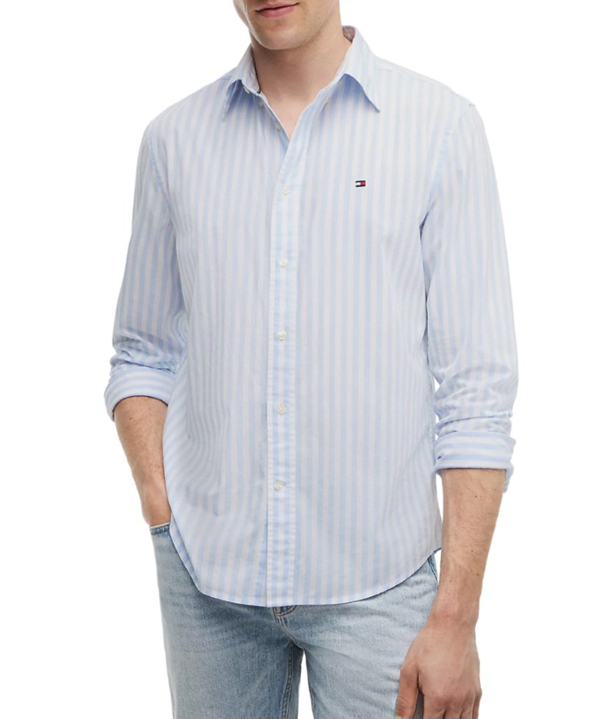 camicia uomo rigata tommyhilfiger - immagine 2