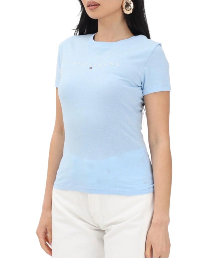 T-Shirt Tommy Hilfiger – Azzurro Sky Heritage - immagine 2