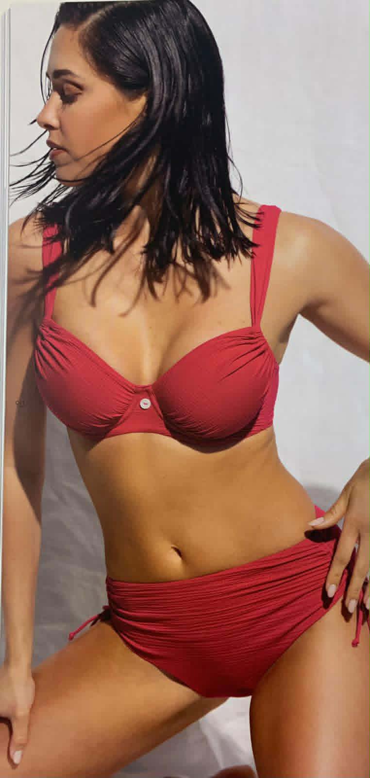 Bikini ciliegia – Verde Veronica - Taglie Comode