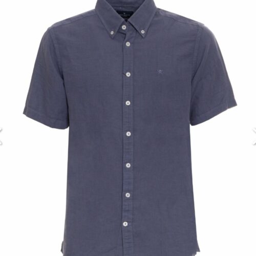 Camicia in Lino a Maniche Corte – Hackett London